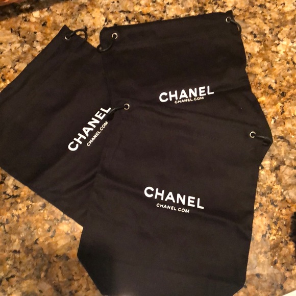 CHANEL Handbags - Chanel fabric pouches - set of 3- AUTHENTIC!